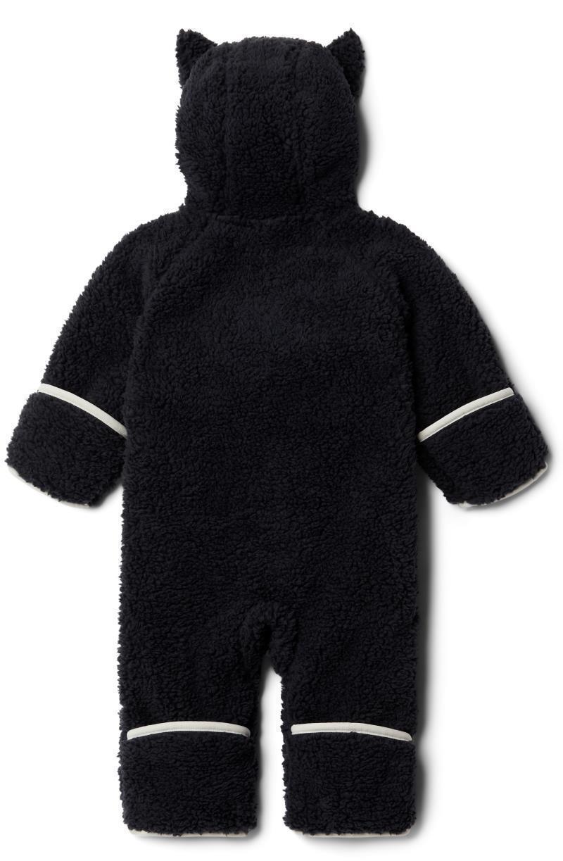 Foxy Baby Sherpa Bunting - Infant - Black / Chalk 3