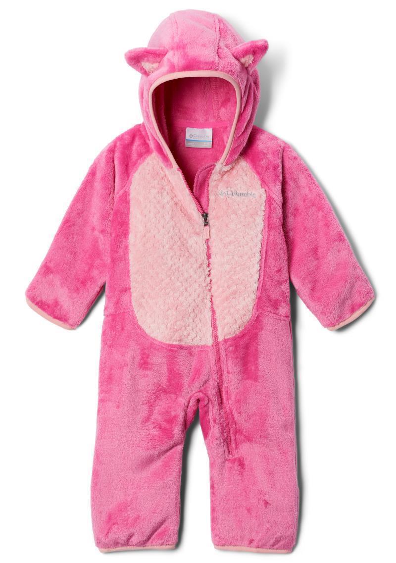 Foxy Baby Sherpa Bunting - Infant - Pink Ice / Pink Orchid 3