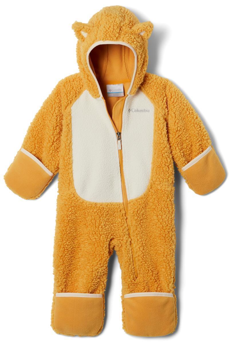 Foxy Baby Sherpa Bunting - Infant - Raw Honey / Chalk 3