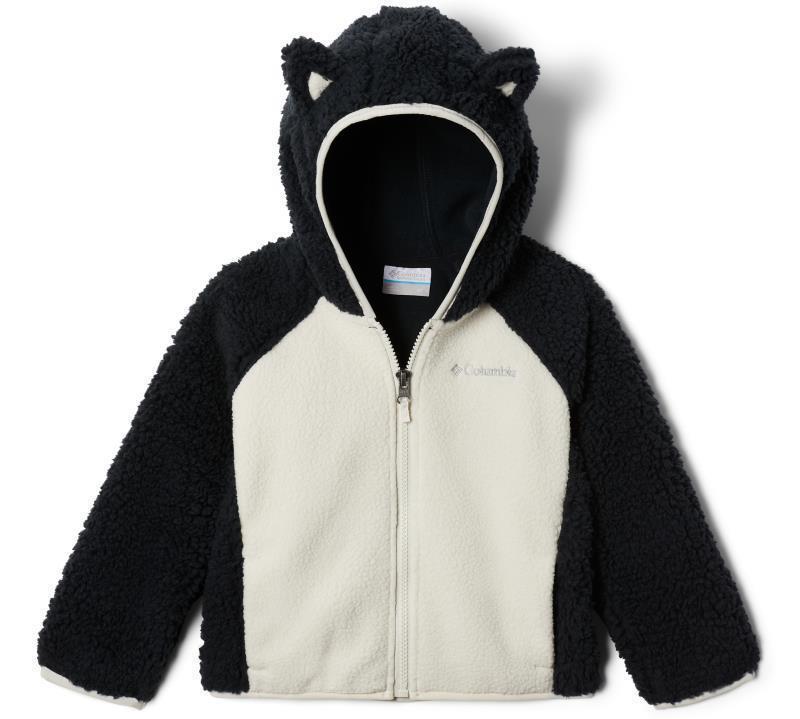 Foxy Baby Sherpa Full Zip - Toddler - Black / Chalk 1