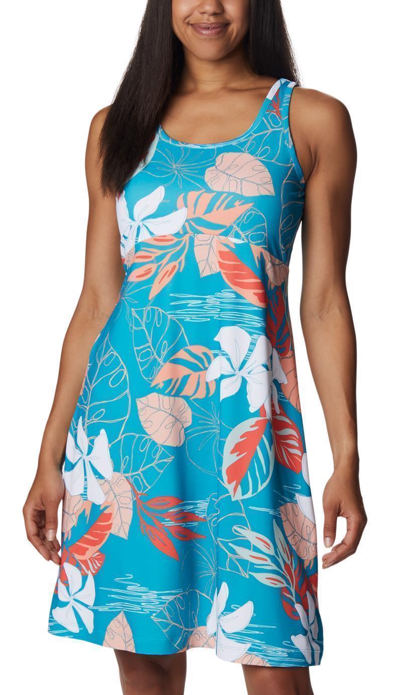 Freezer III Dress - Ocean Teal Tropamix 1