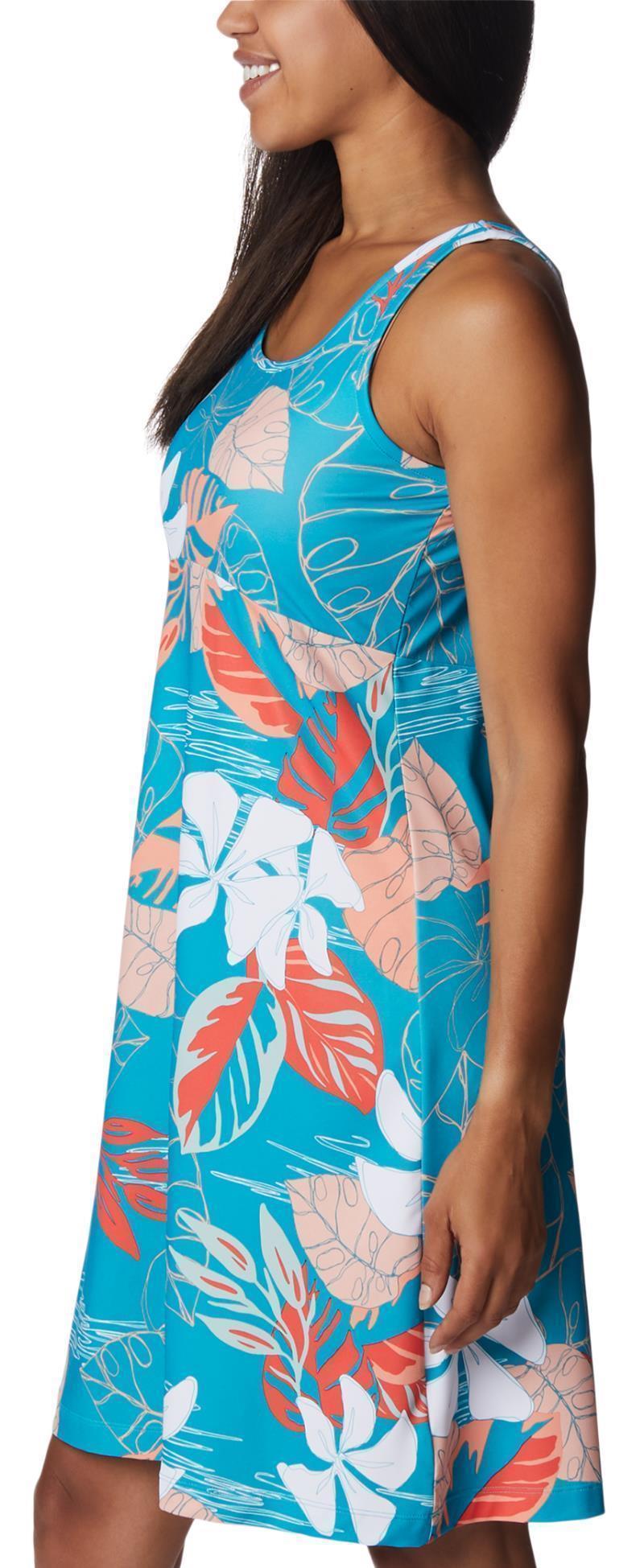 Freezer III Dress - Ocean Teal Tropamix 2