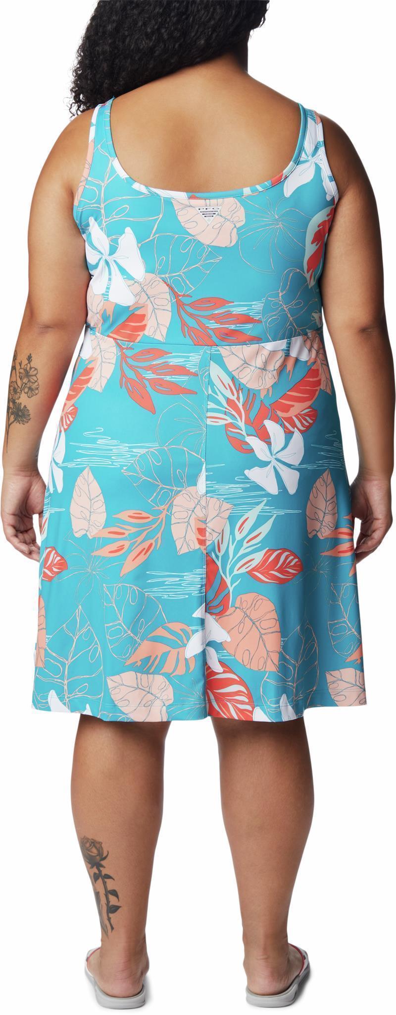 Freezer III Dress - Plus - Ocean Teal Tropamix 2