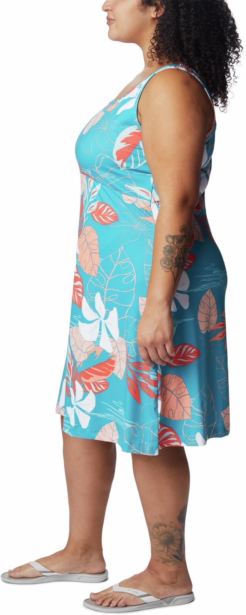 Freezer III Dress - Plus - Ocean Teal Tropamix 4