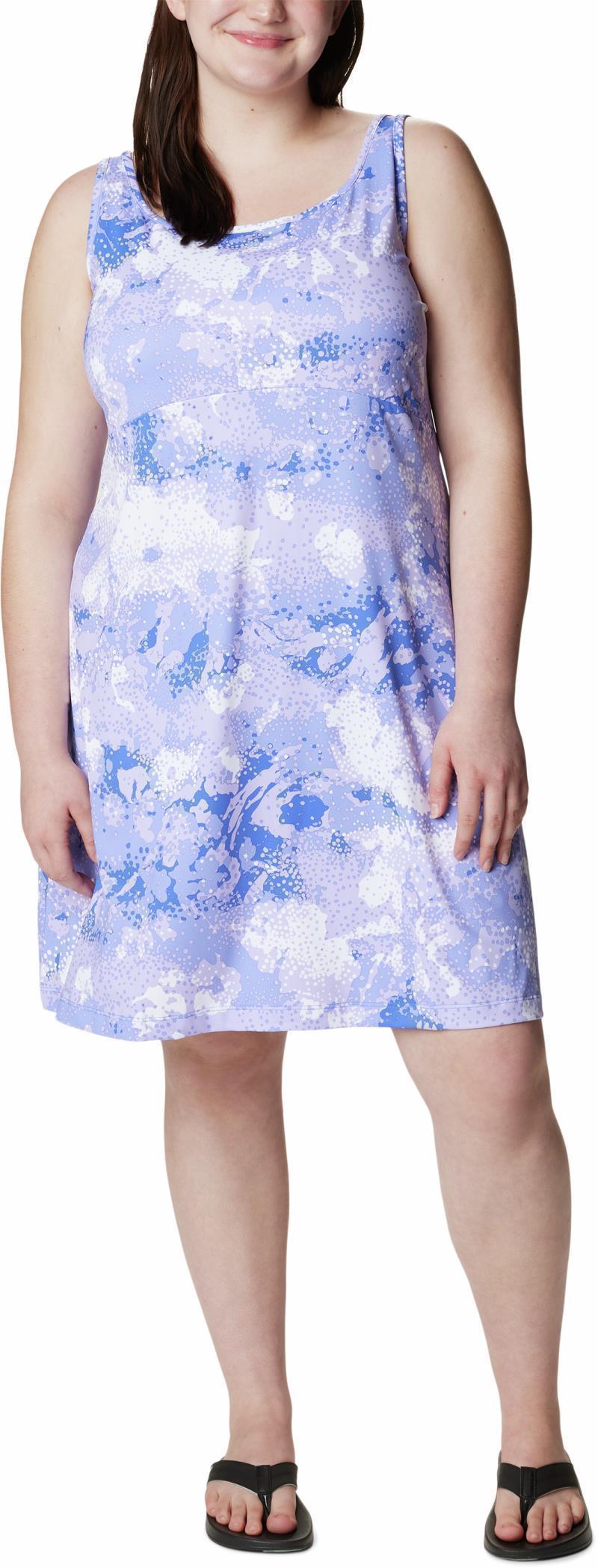 Freezer III Dress - Plus - Violet Sea Foam Floral 1