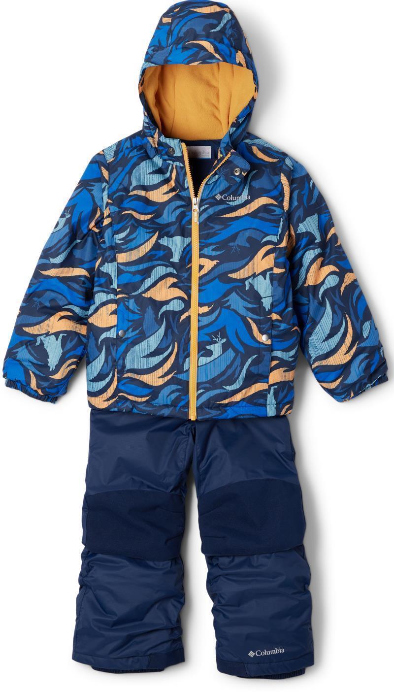 Frosty Slope Set - Little - Bright Indigo Wildstripe 1