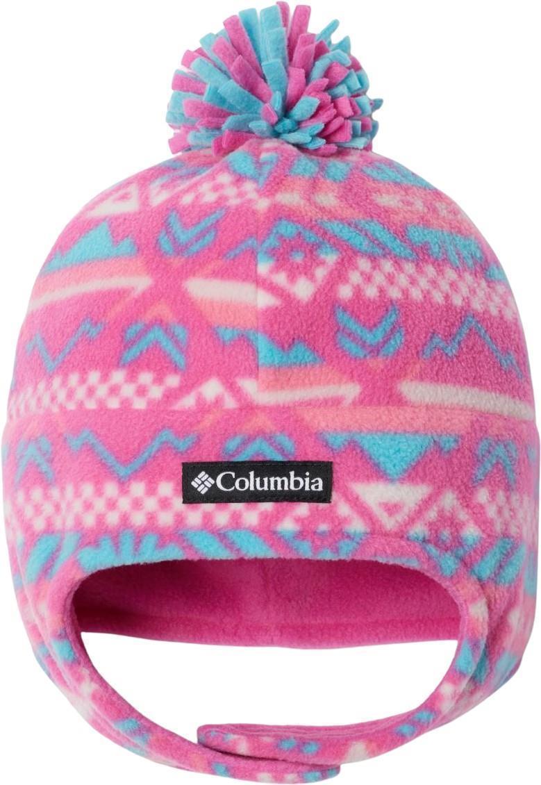 Frosty Trail II Earflap Beanie - Youth - Pink Ice Checkered Peaks 1