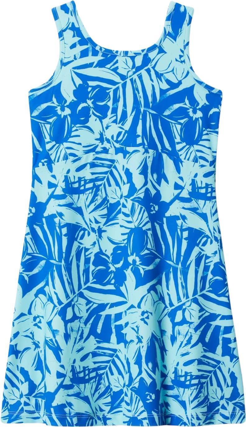 G Freezer Dress II - Girls - Blue Macaw Palmtropics 1