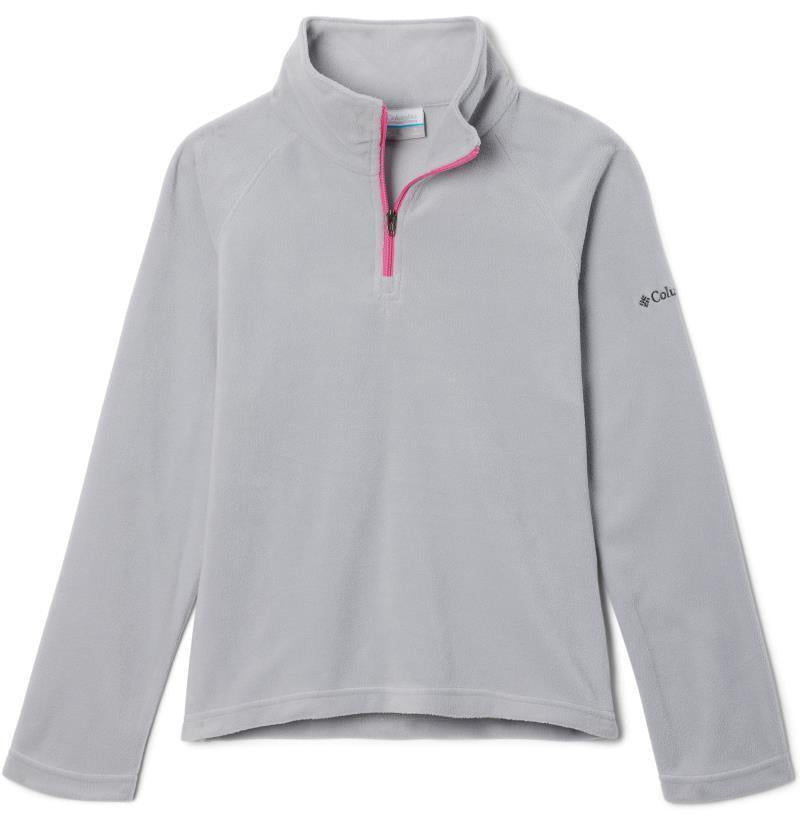 Glacial Fleece Half Zip - Youth Girls - Columbia Grey / Pink Ice 1