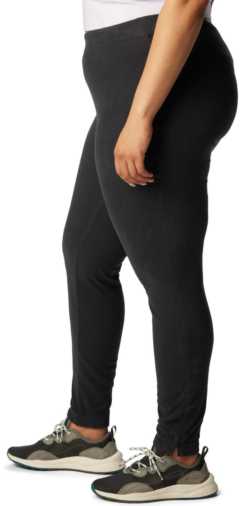 Glacial Fleece Printed Leggings - Plus - Womens - Black 2