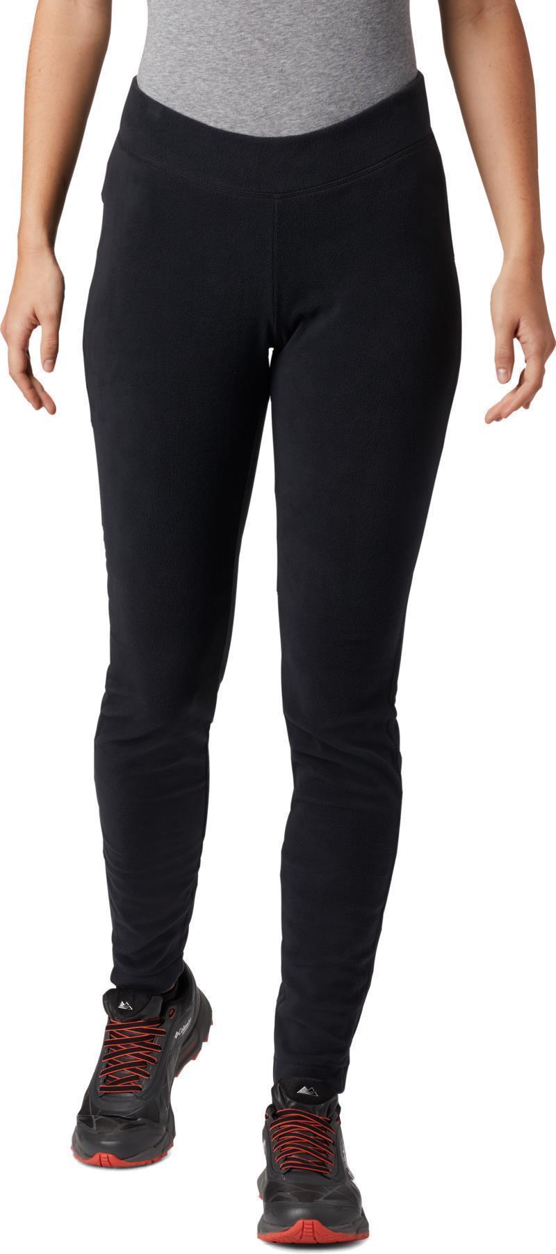 Glacial Fleece Printed Leggings - Womens - Black 3