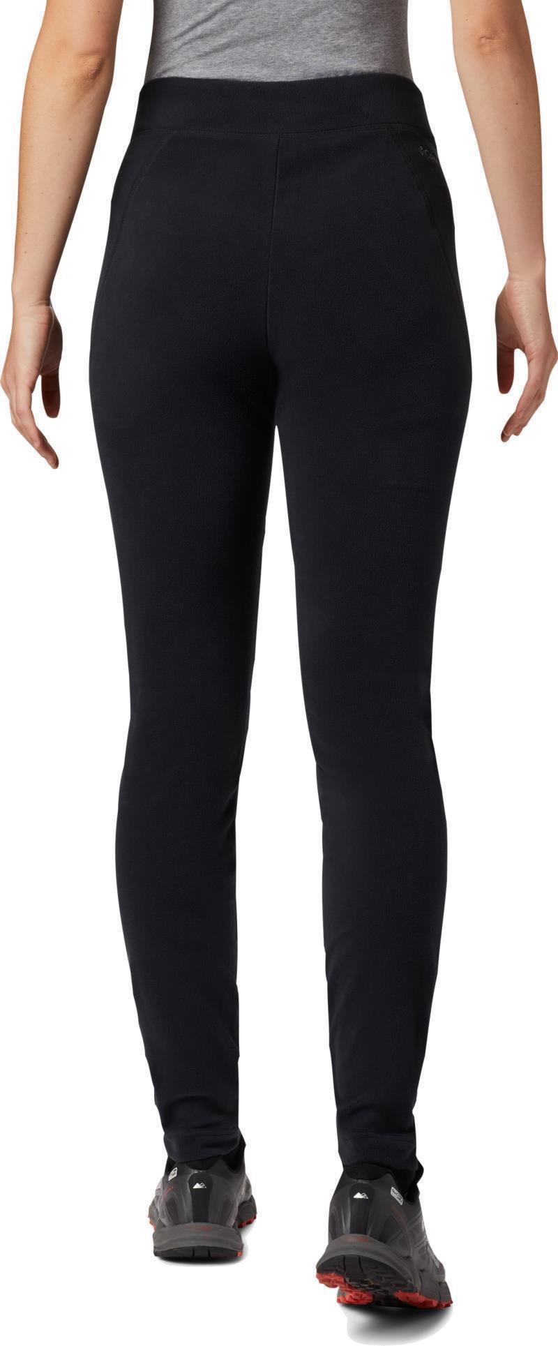 Glacial Fleece Printed Leggings - Womens - Black 4