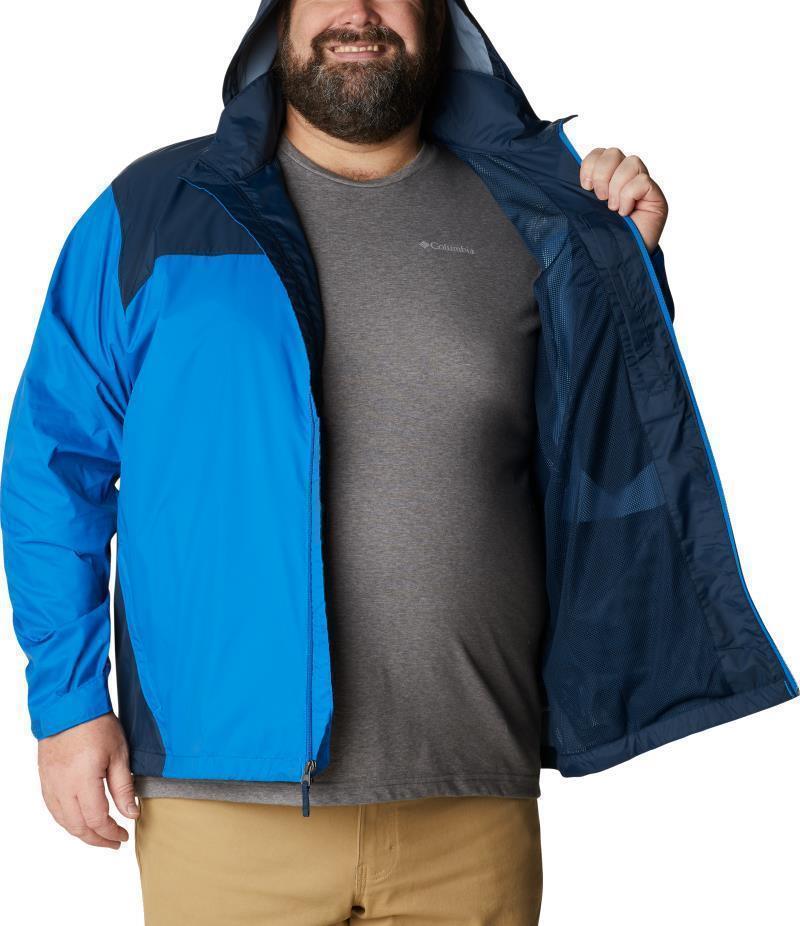 Glennaker Lake Rain Jacket - Big - Mens - Blue Jay / Columbia Navy 4