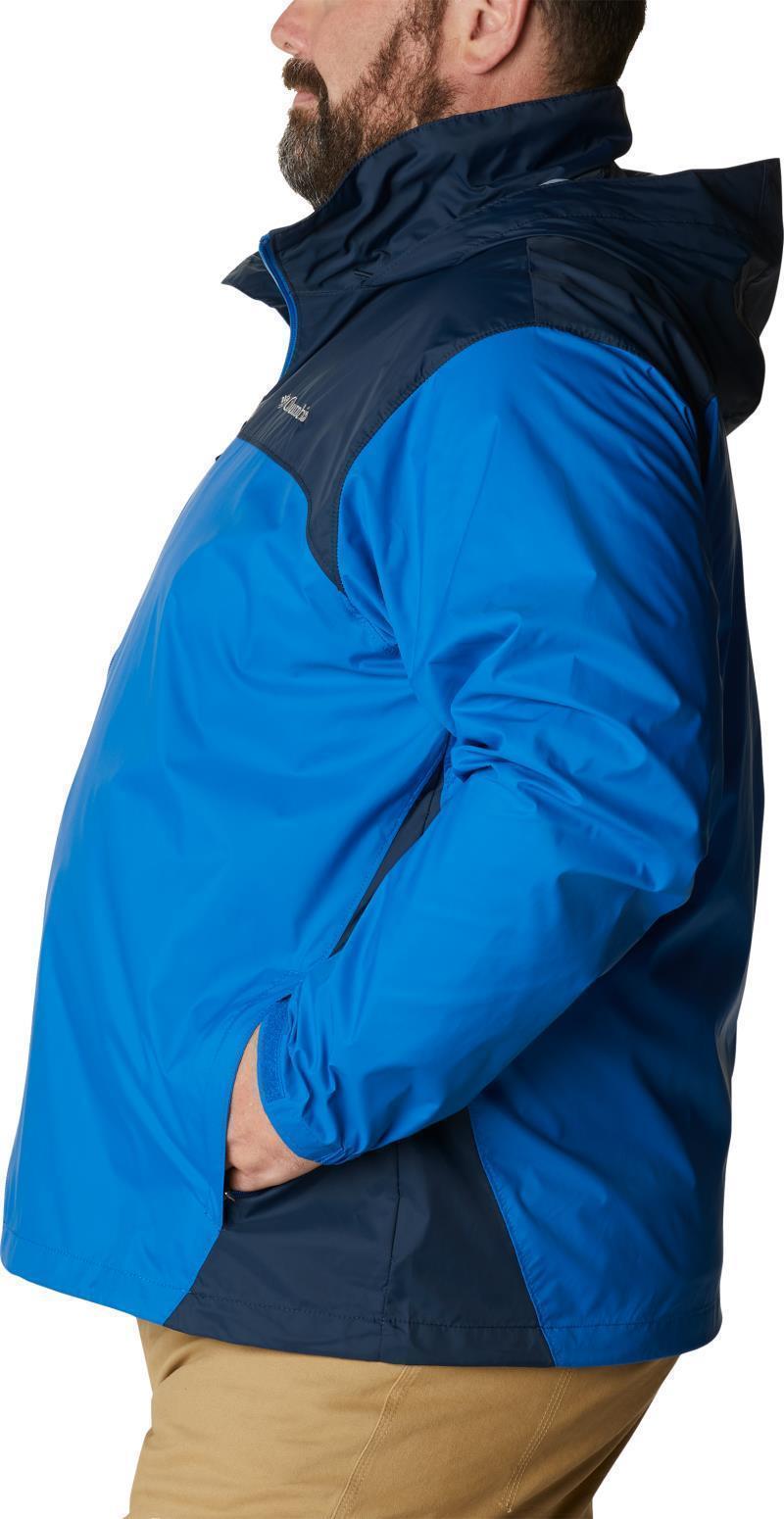 Glennaker Lake Rain Jacket - Big - Mens - Blue Jay / Columbia Navy 5