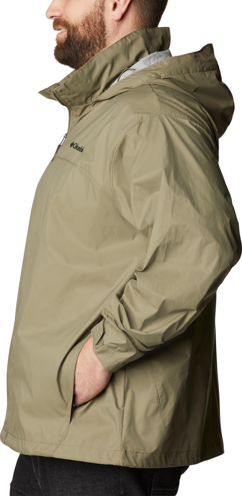 Glennaker Lake Rain Jacket - Big - Mens - Stone Green 5