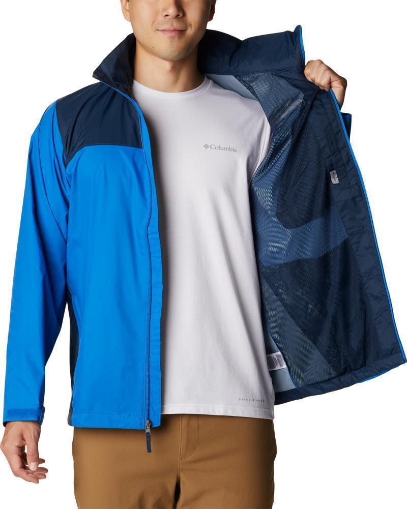 Glennaker Lake Rain Jacket - Mens - Blue Jay / Columbia Navy 4