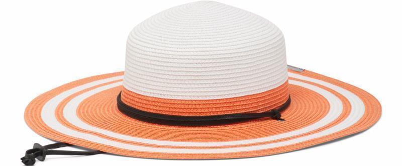 Global Adventure Packable Hat II - White / Peach 2