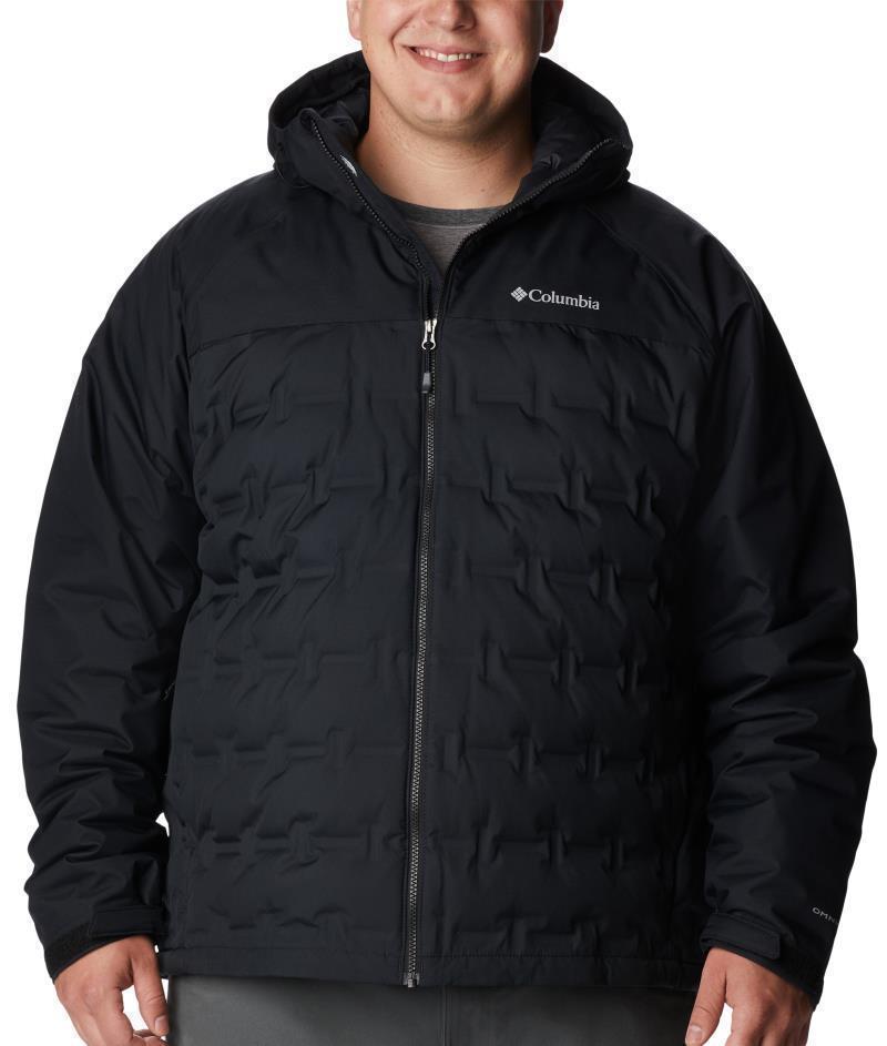 Grand Trek II Down Hooded Jacket - Big - Mens - Black 1