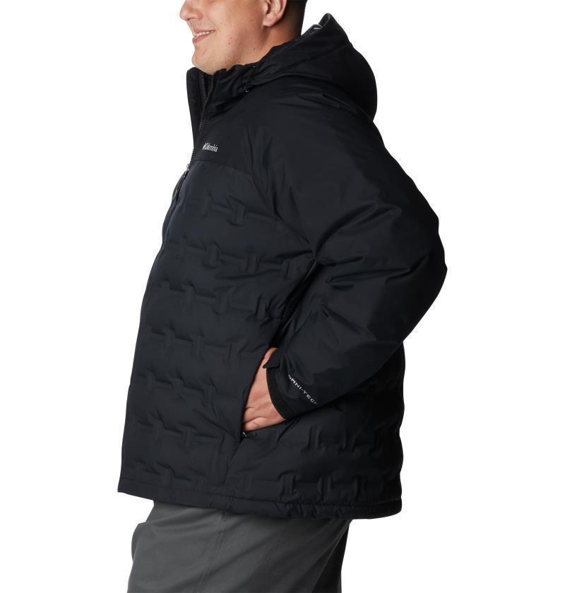 Grand Trek II Down Hooded Jacket - Big - Mens - Black 2