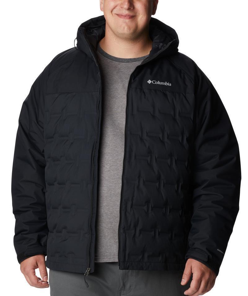 Grand Trek II Down Hooded Jacket - Big - Mens - Black 4