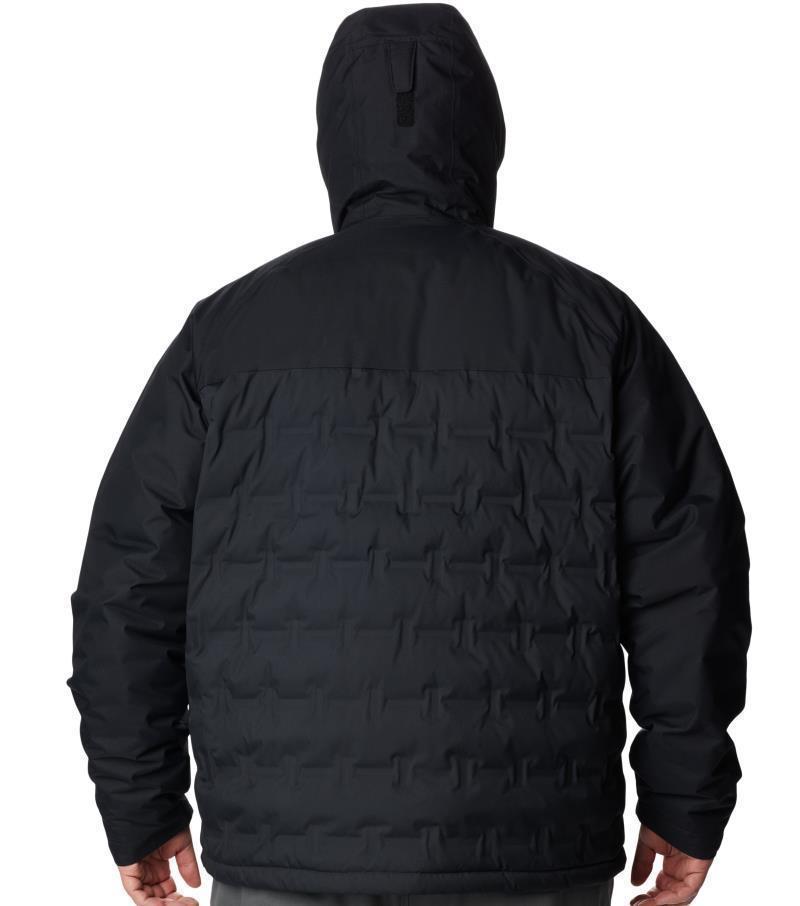 Grand Trek II Down Hooded Jacket - Big - Mens - Black 5