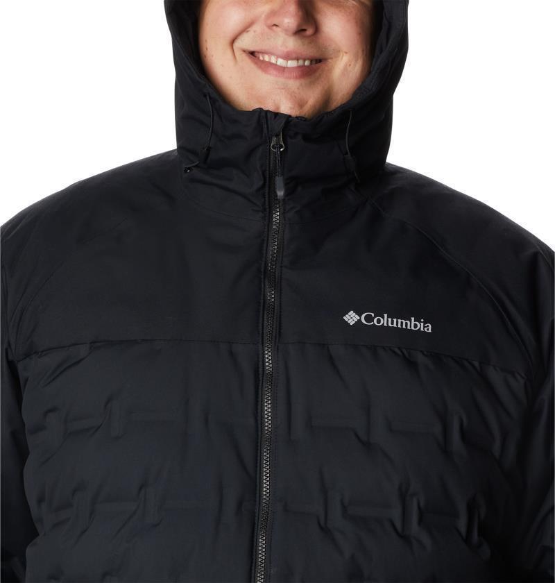 Grand Trek II Down Hooded Jacket - Big - Mens - Black 6