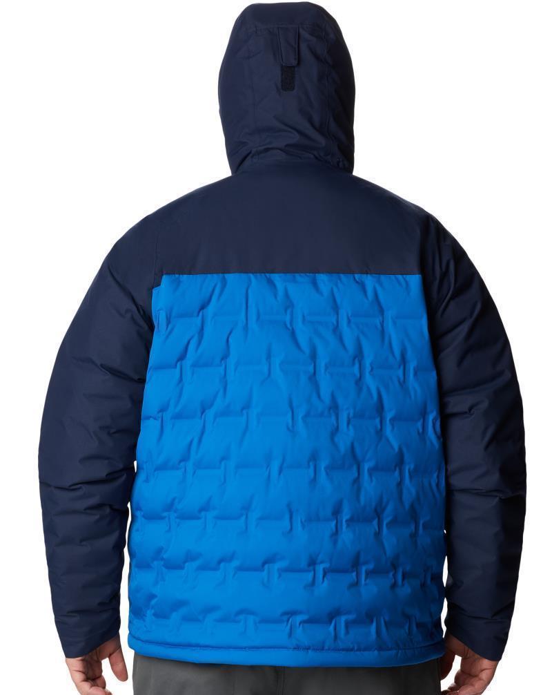 Grand Trek II Down Hooded Jacket - Big - Mens - Bright Indigo / Collegiate Navy 5