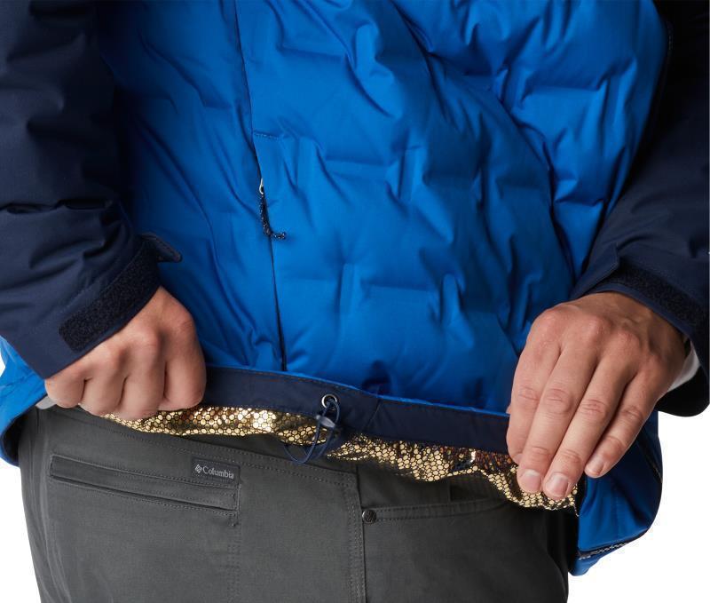 Grand Trek II Down Hooded Jacket - Big - Mens - Bright Indigo / Collegiate Navy 7