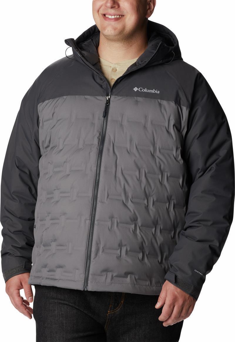 Grand Trek II Down Hooded Jacket - Big - Mens - City Grey / Shark 1