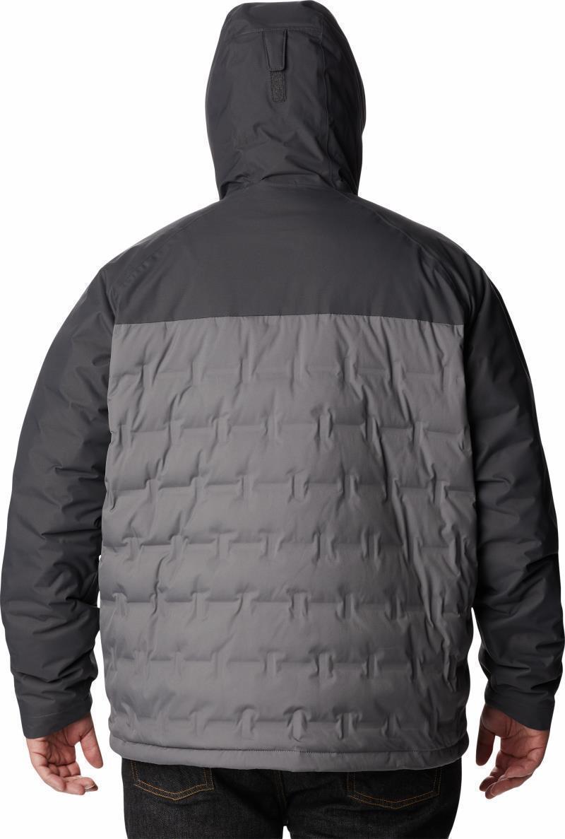 Grand Trek II Down Hooded Jacket - Big - Mens - City Grey / Shark 2