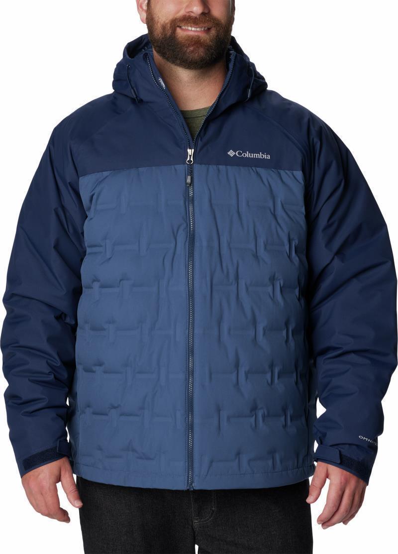 Grand Trek II Down Hooded Jacket - Big - Mens - Dark Mountain / Collegiate Navy 1
