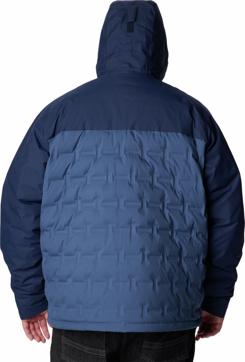 Grand Trek II Down Hooded Jacket - Big - Mens - Dark Mountain / Collegiate Navy 2