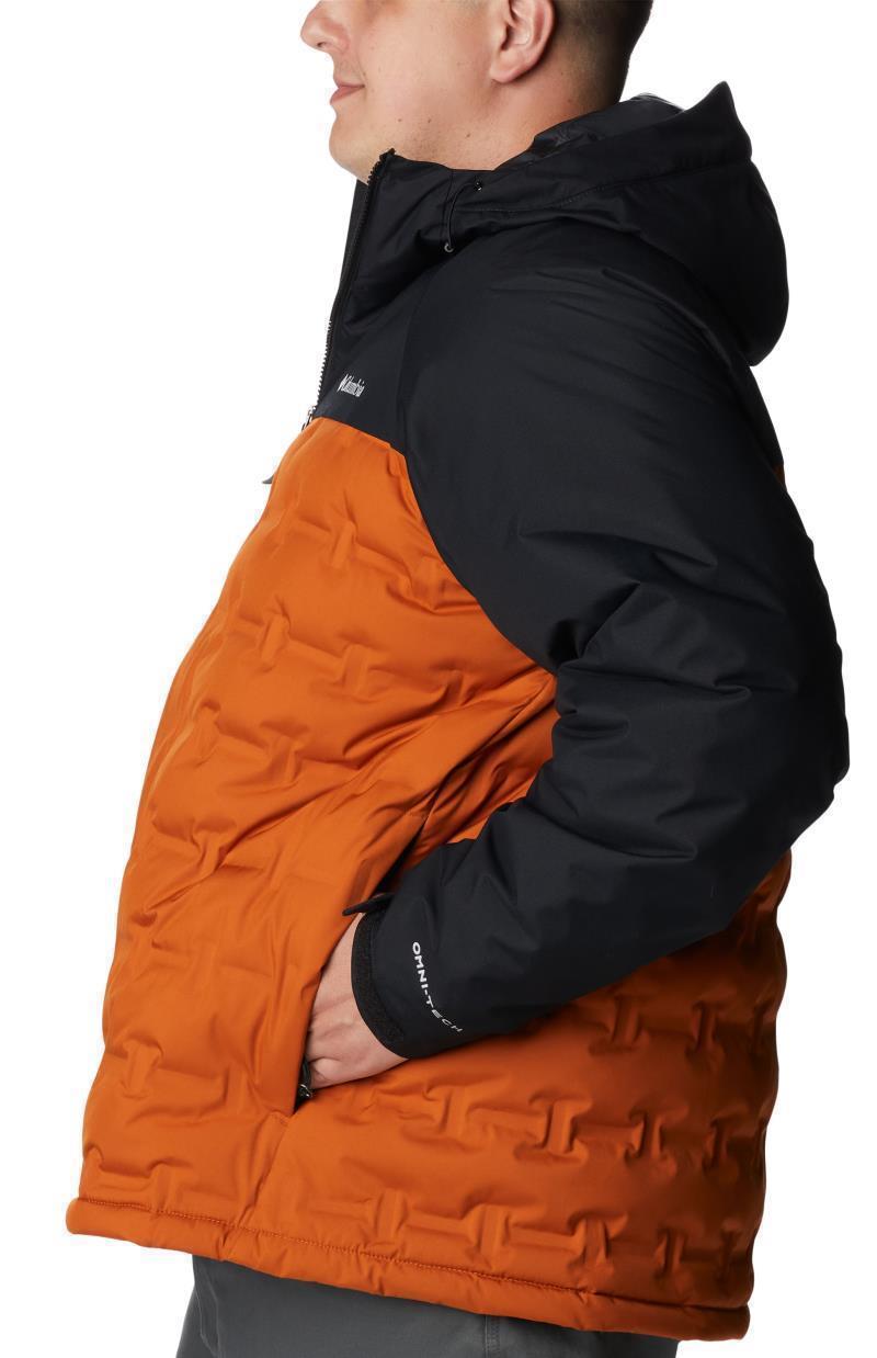 Grand Trek II Down Hooded Jacket - Big - Mens - Warm Copper / Black 4