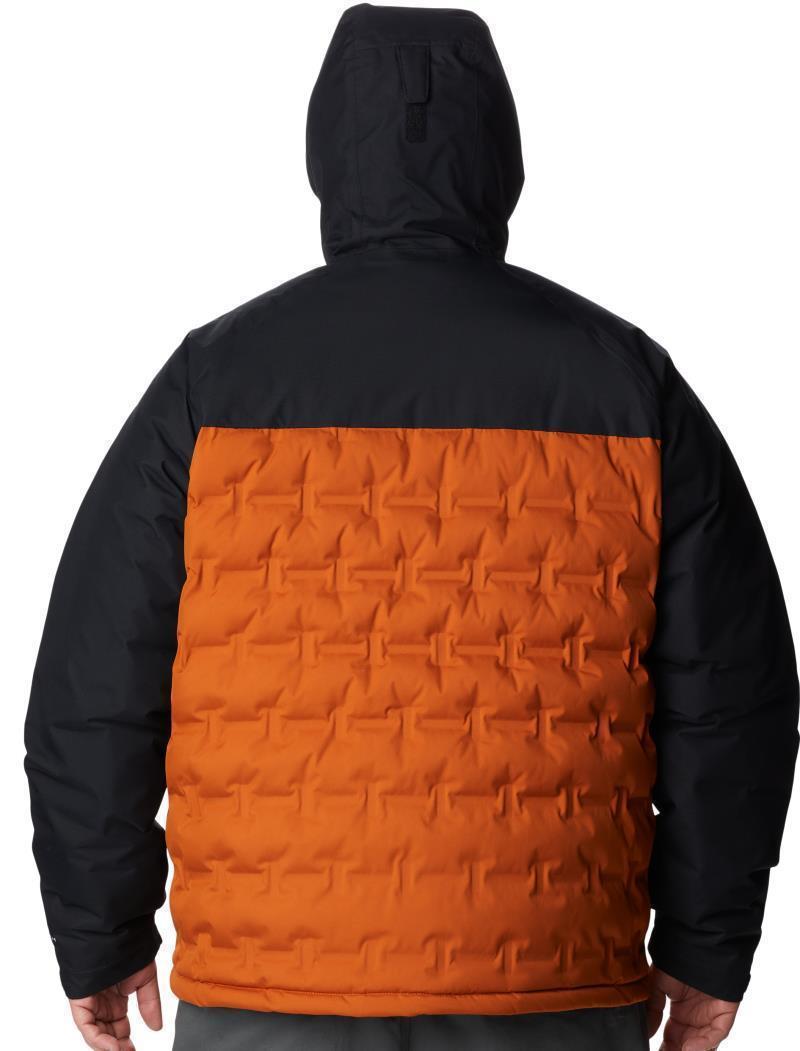 Grand Trek II Down Hooded Jacket - Big - Mens - Warm Copper / Black 5