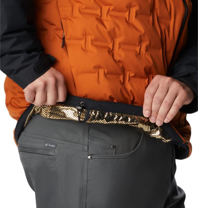 Grand Trek II Down Hooded Jacket - Big - Mens - Warm Copper / Black 7