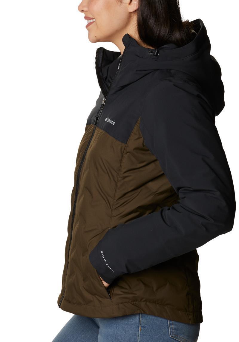 Grand Trek II Down Jacket - Womens - Olive Green / Black 2