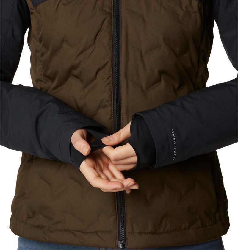 Grand Trek II Down Jacket - Womens - Olive Green / Black 7
