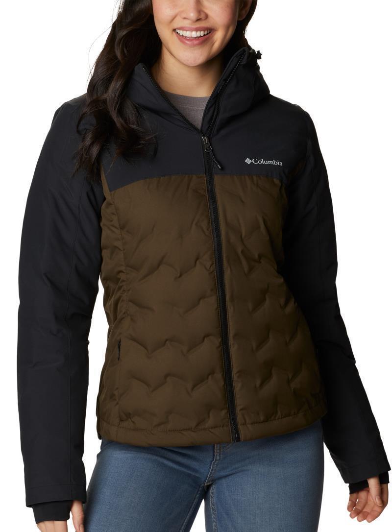 Grand Trek II Down Jacket - Womens - Olive Green / Black 1