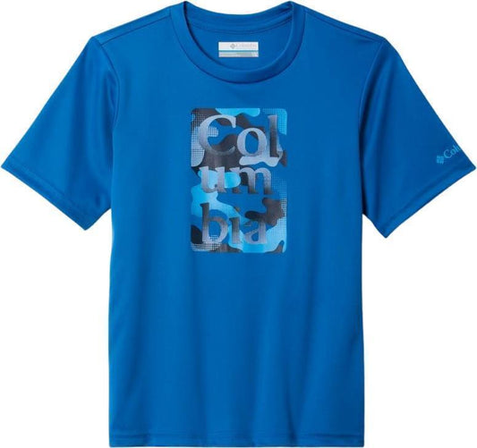 Grizzly Ridge SS Graphic Shirt - Toddler - Bright Indigo / Halftoned Camo GRX 1