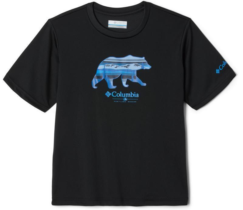 Grizzly Ridge SS Graphic Shirt - Youth Boys - Black / Scenic Stroll Graphic 1