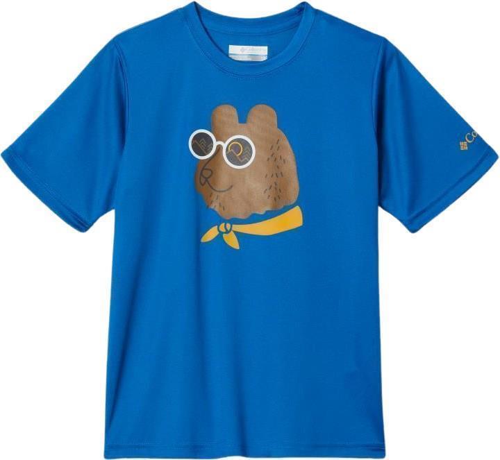 Grizzly Ridge SS Graphic Shirt - Youth Boys - Bright Indigo Bearly Shades 1