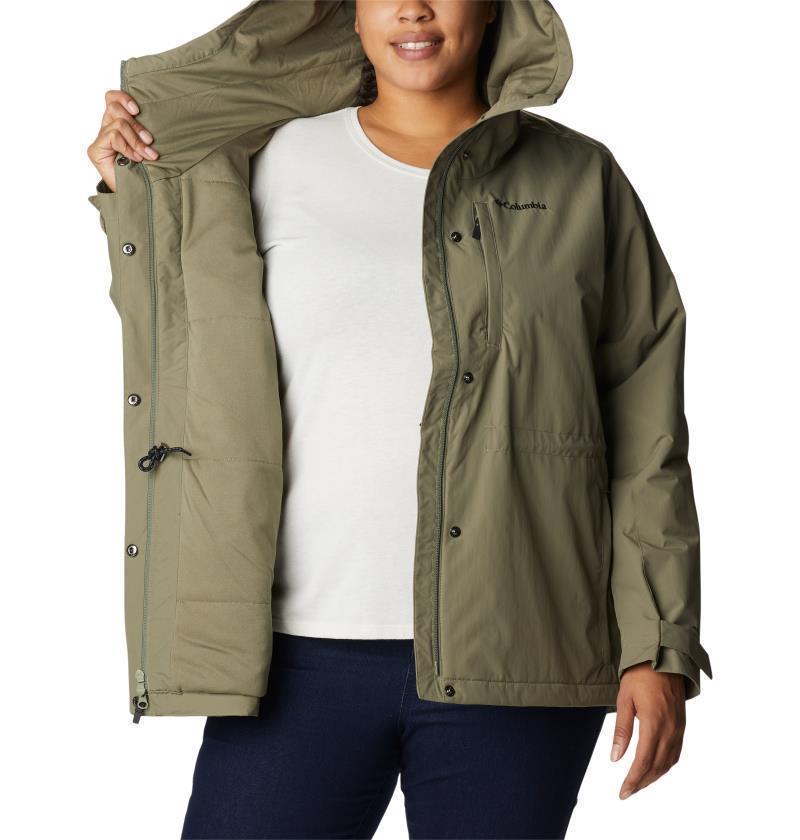 Hadley Trail Jacket - Plus - Womens - Stone Green 4