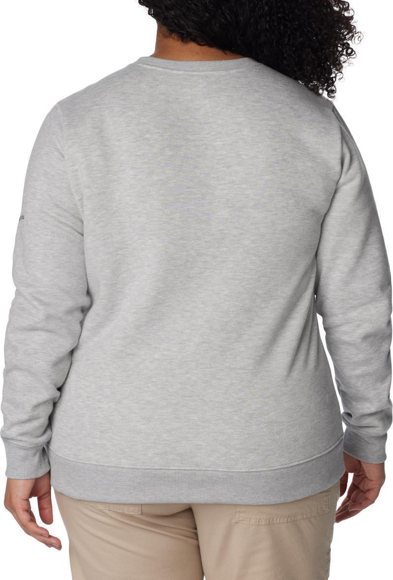 Hart Mountain II Graphic Crew - Plus - Womens - Light Grey Heather / Bearly Plaid 3