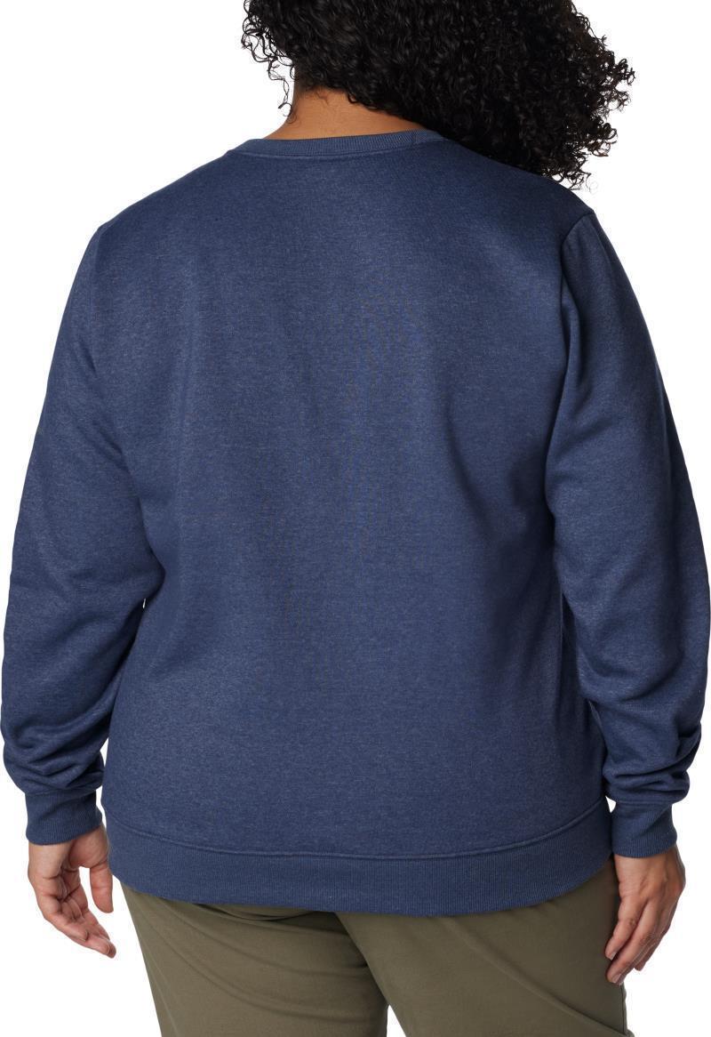 Hart Mountain II Graphic Crew - Plus - Womens - Nocturnal Heather / Bearly Plaid 2