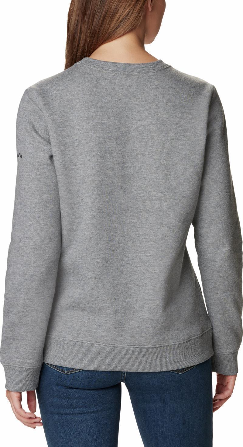 Hart Mountain II Graphic Crew - Womens - Light Grey Heather / Bearly Plaid 2