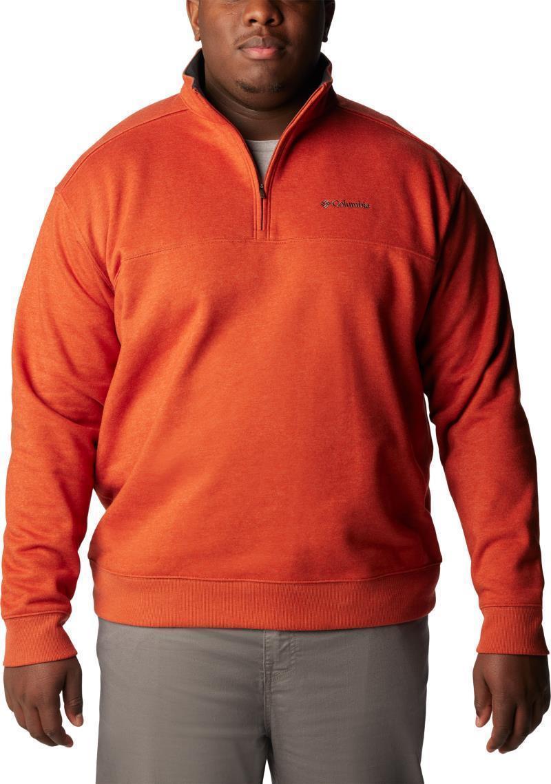 Hart Mountain II Half Zip - Big - Mens - Warp Red Heather 1