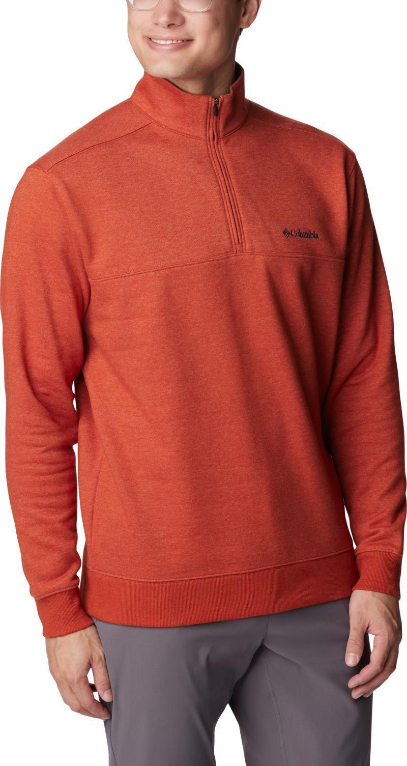 Hart Mountain II Half Zip - Mens - Warp Red Heather 3