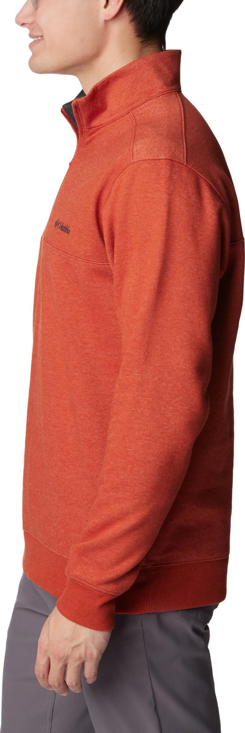 Hart Mountain II Half Zip - Mens - Warp Red Heather 4