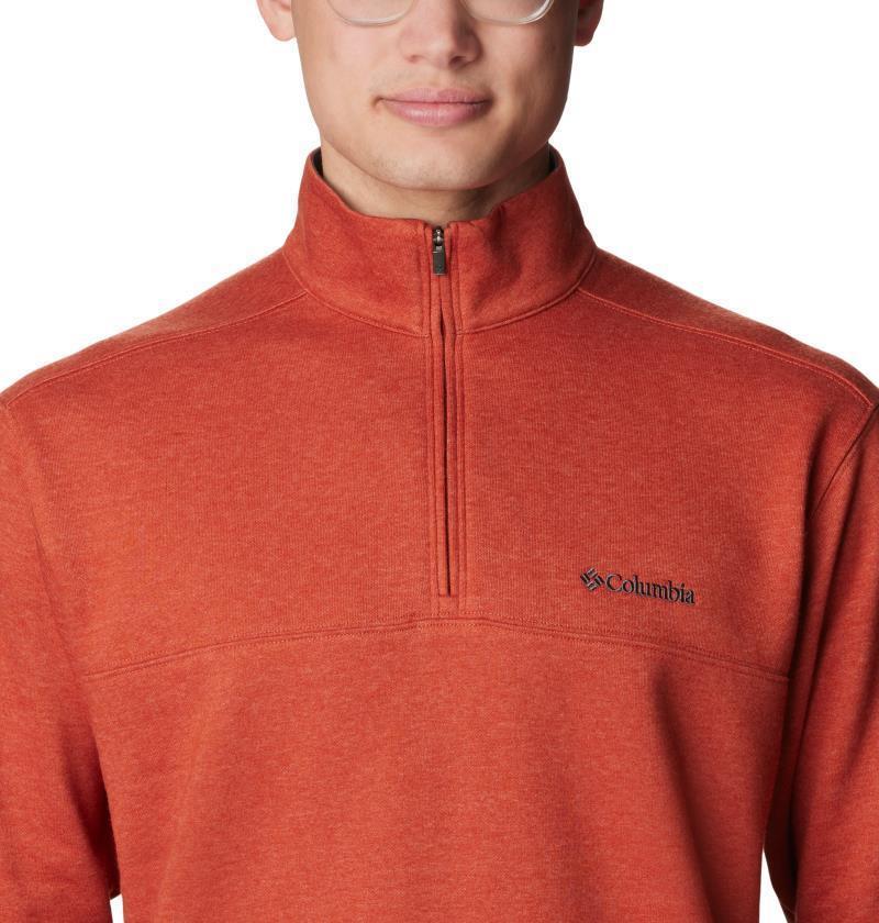 Hart Mountain II Half Zip - Mens - Warp Red Heather 5