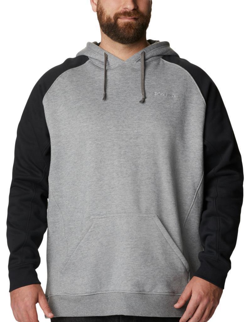 Hart Mountain II Hoodie - Big - Mens - charcoal heather / black 1